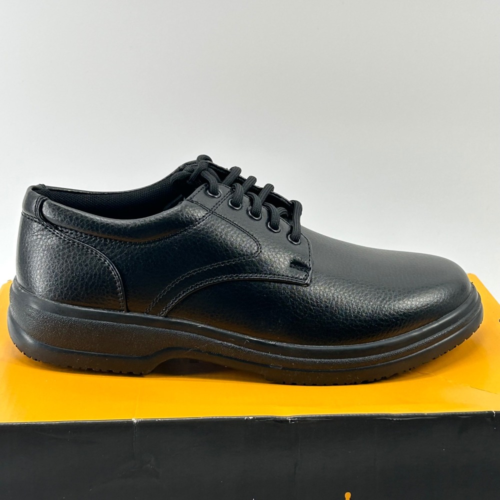 Eurostar Supervisor Mens Size 8 Black Oil Slip Resistant Work Shoes TA27275